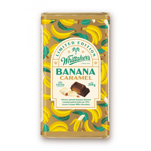 Whittakers Choc Banana Caramel 250g