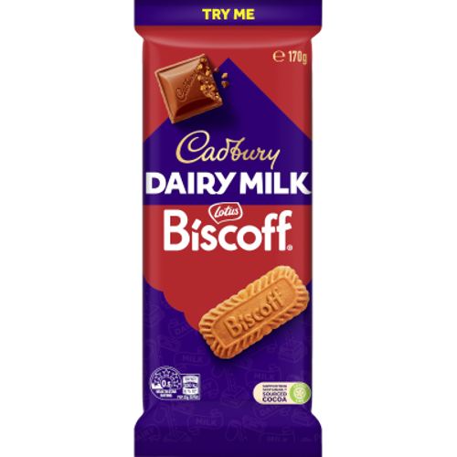 Cadbury Biscoff Chocolate Block 170g