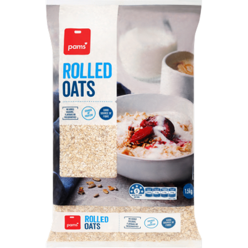 Pams Rolled Oats 1.5kg