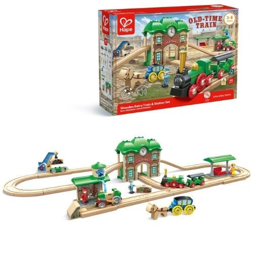 Hape Old-Timer Train Set