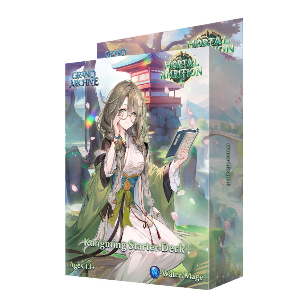 Grand Archive TCG: Mortal Ambition - Starter Deck Display - Kongming