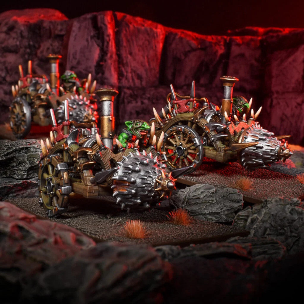 Kings of War - Goblin - Chariots /Mincer Mob