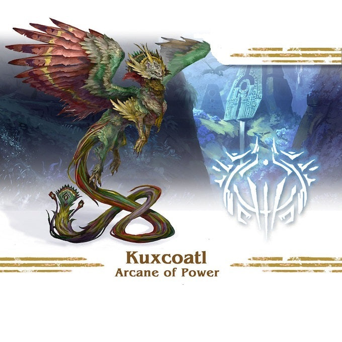 Draco Studios: Great Wyrms of Draka RPG - Plastic Dragon - Kuxcoatl