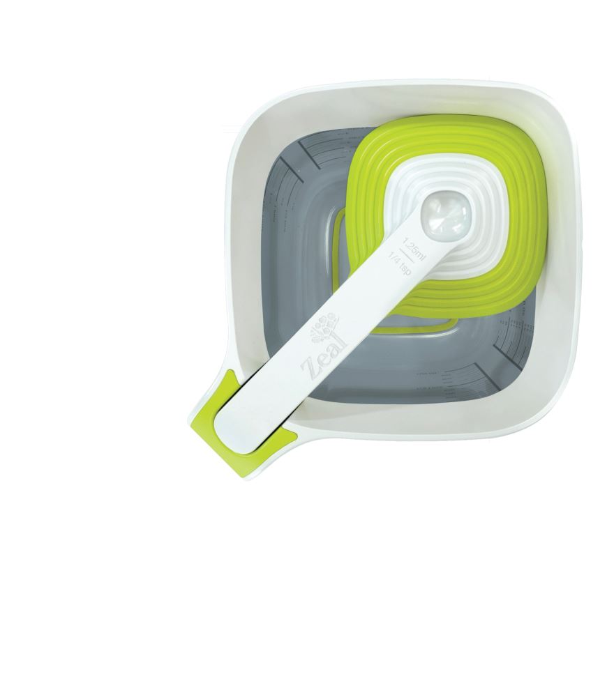 Measuring Cup and Spoons Set - Zeal - Green