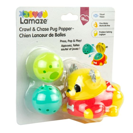 Crawl & Chase Pug Popper - Lamaze
