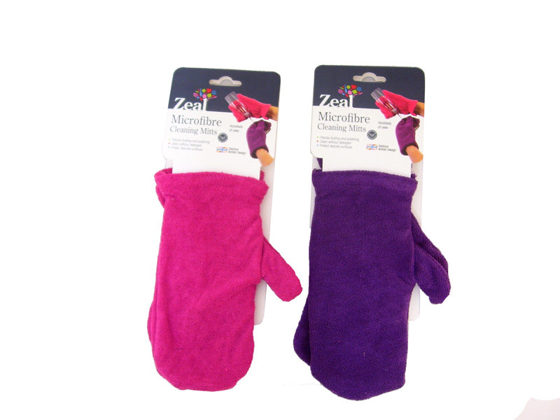 Microfibre Cleaning Mitts x 2