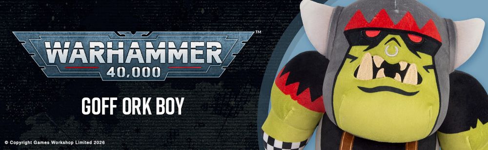 Warhammer Plush 40k Goff Ork Boy
