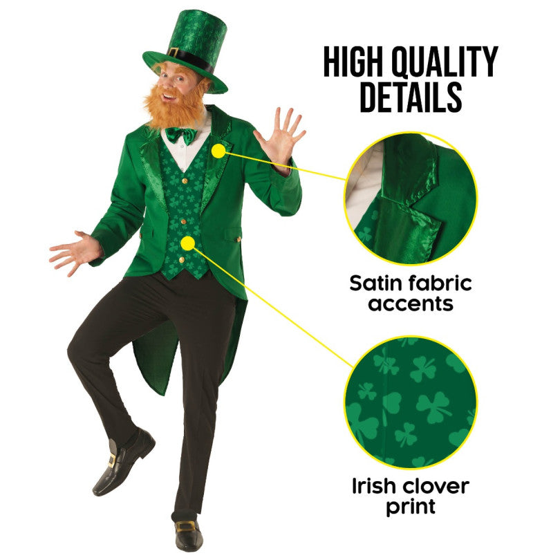 Costume Irish Leprechaun Suit Men's Size Large
