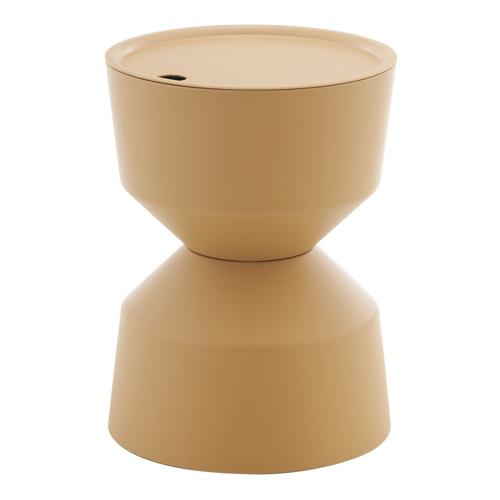 OUTDOOR ICE BUCKET SIDE TABLE - SAND