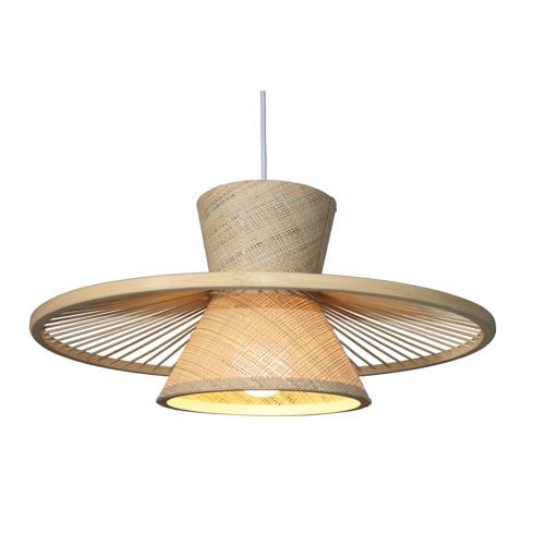 BAMBOO PENDANT - NATURAL - 460x220