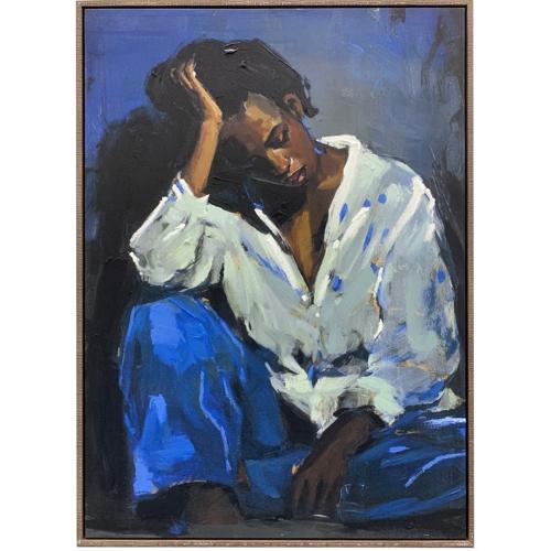 FRAMED CANVAS - 80% HANDPAINTING - Version 1