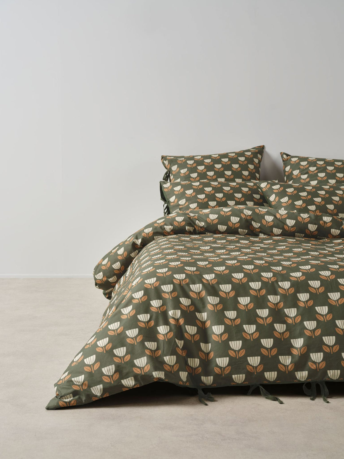 Quilt Cover Set - Annika Linen House - Queen Green