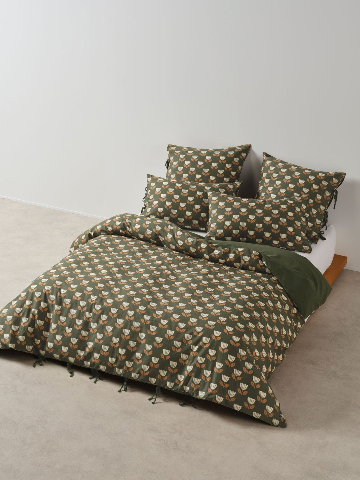 Quilt Cover Set - Annika Linen House - Queen Green