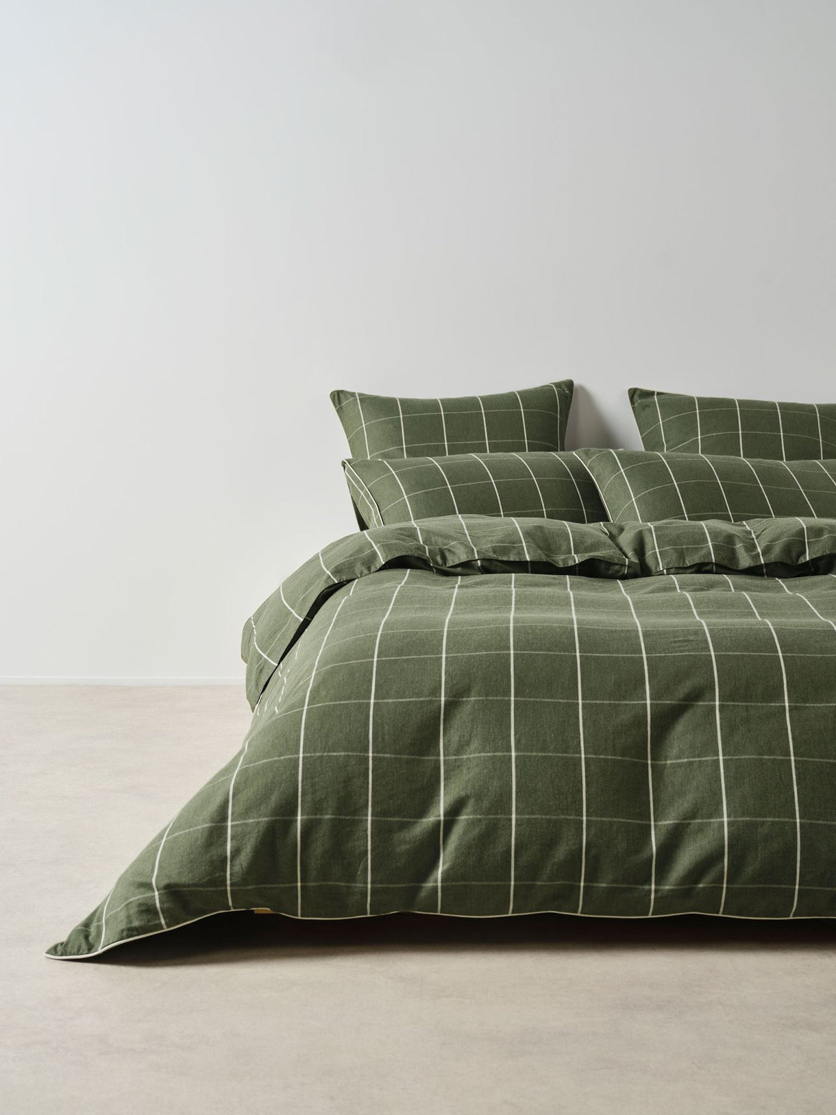 Quilt Cover Set - Atrium Forest Linen House - King Green