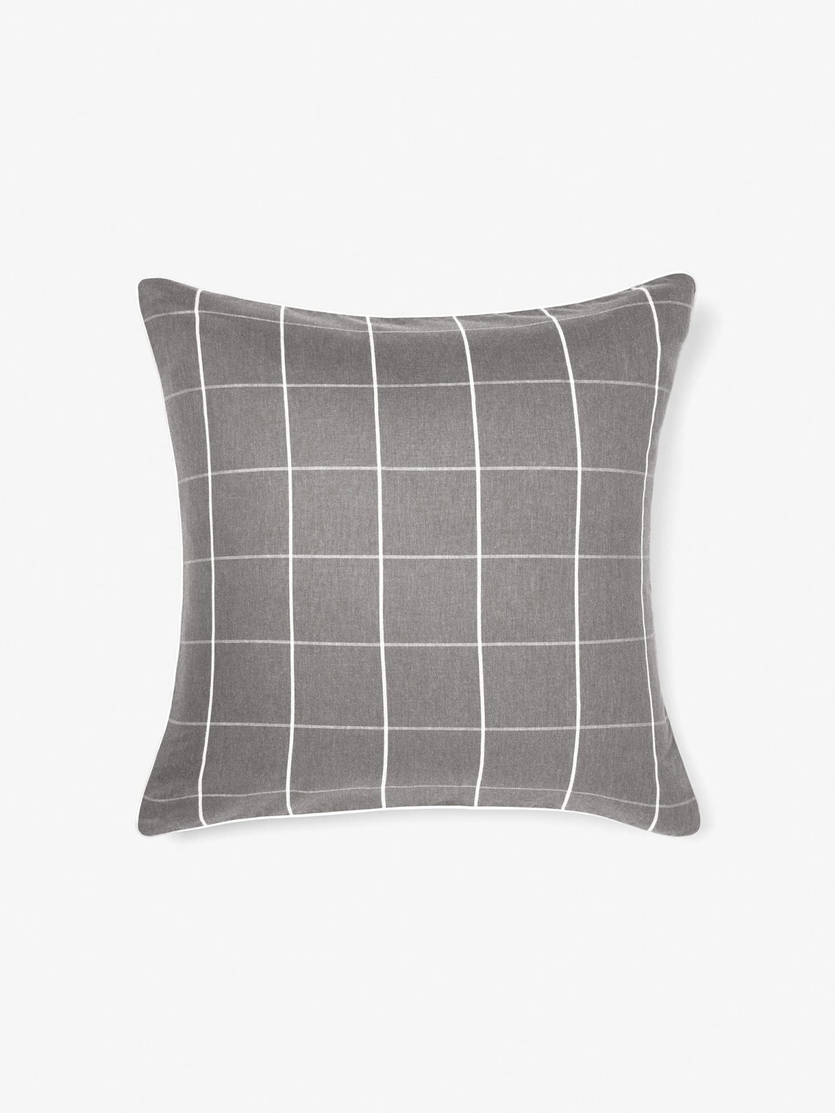 European Pillowcase - Atrium Shadow Linen House - Grey