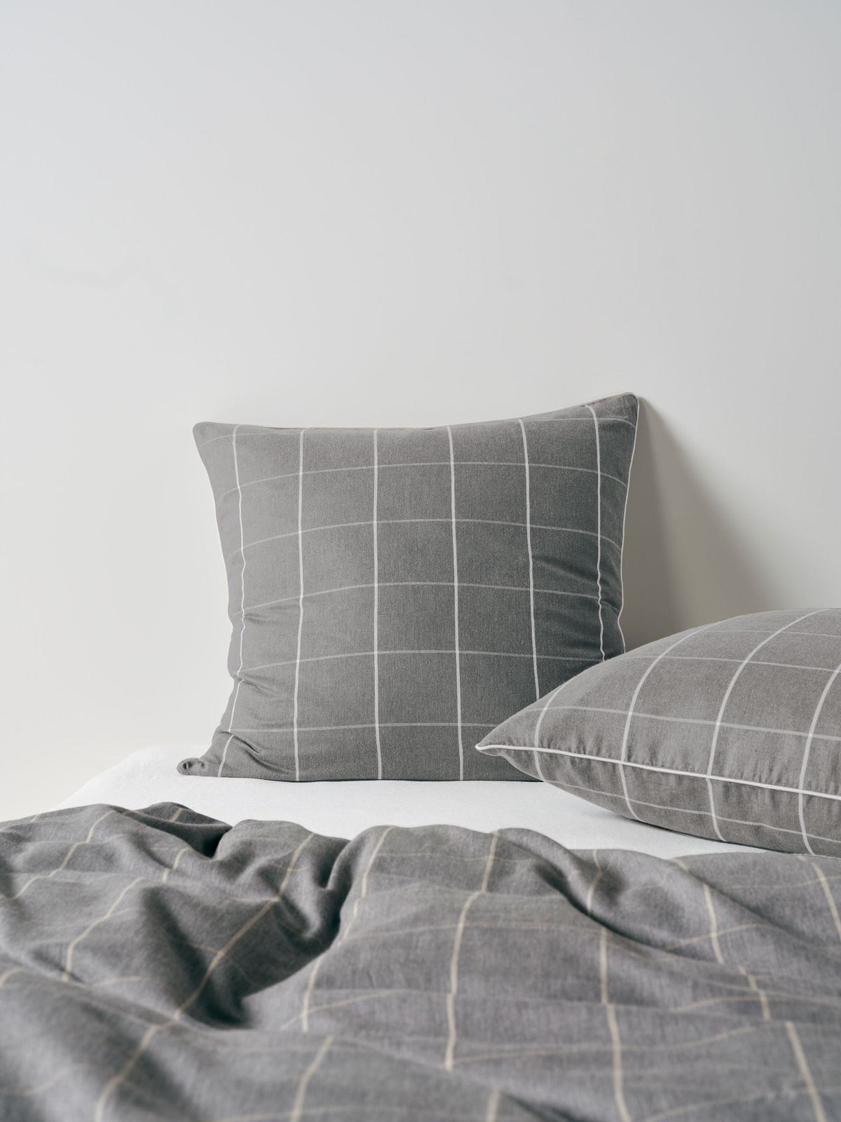 European Pillowcase - Atrium Shadow Linen House - Grey
