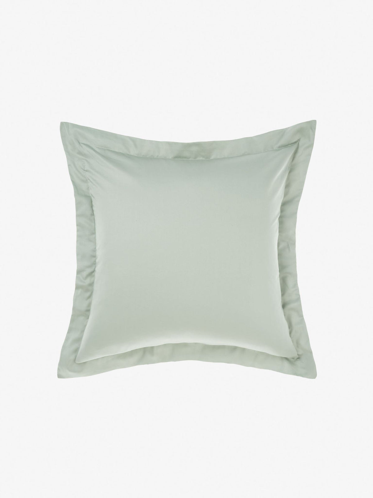 European Pillowcase - 500 Thread Count Cotton Sateen Augusta Green Gum