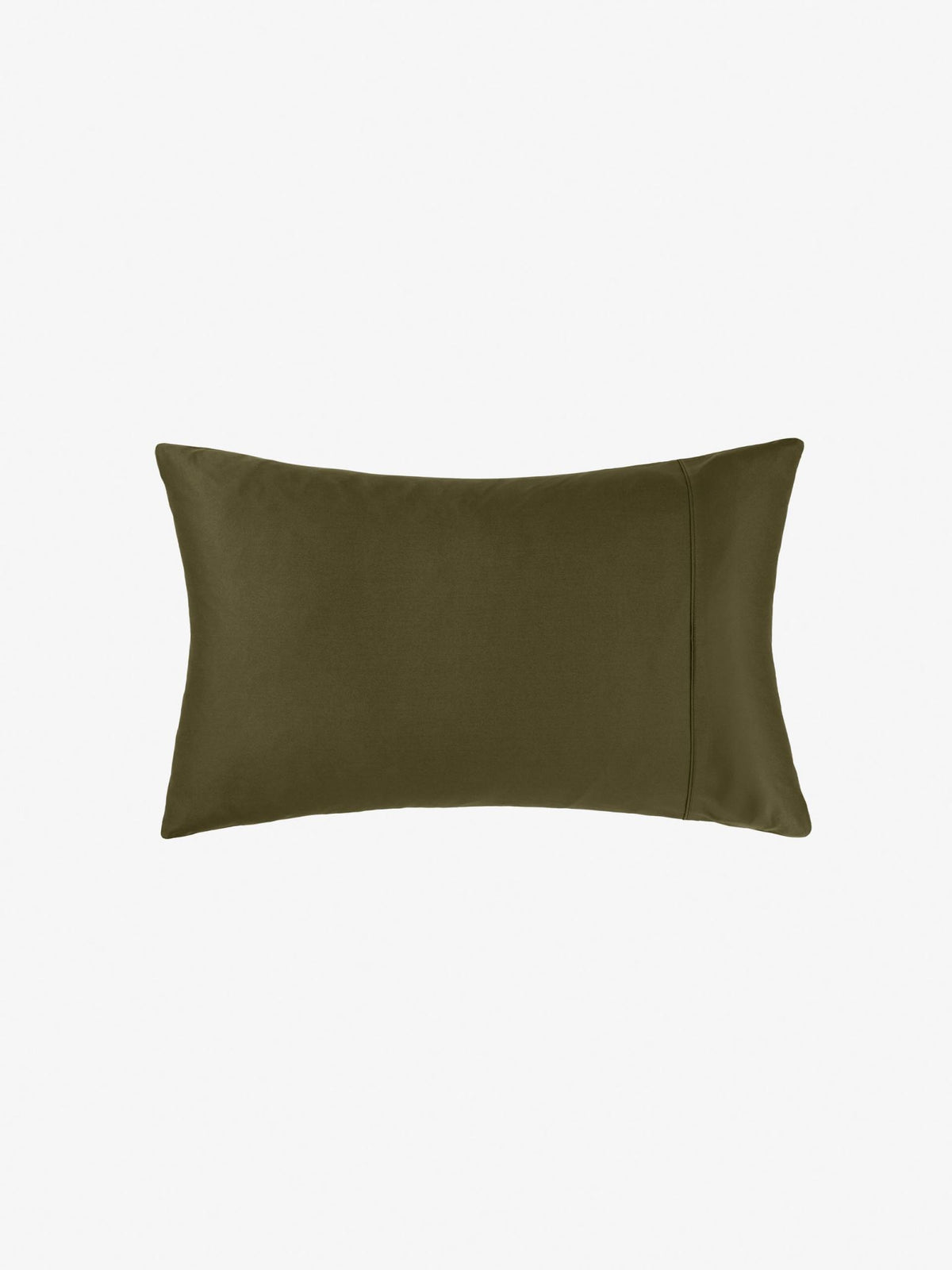 Pillowcase 500 Thread Count Cotton Sateen Augusta Olive - Standard