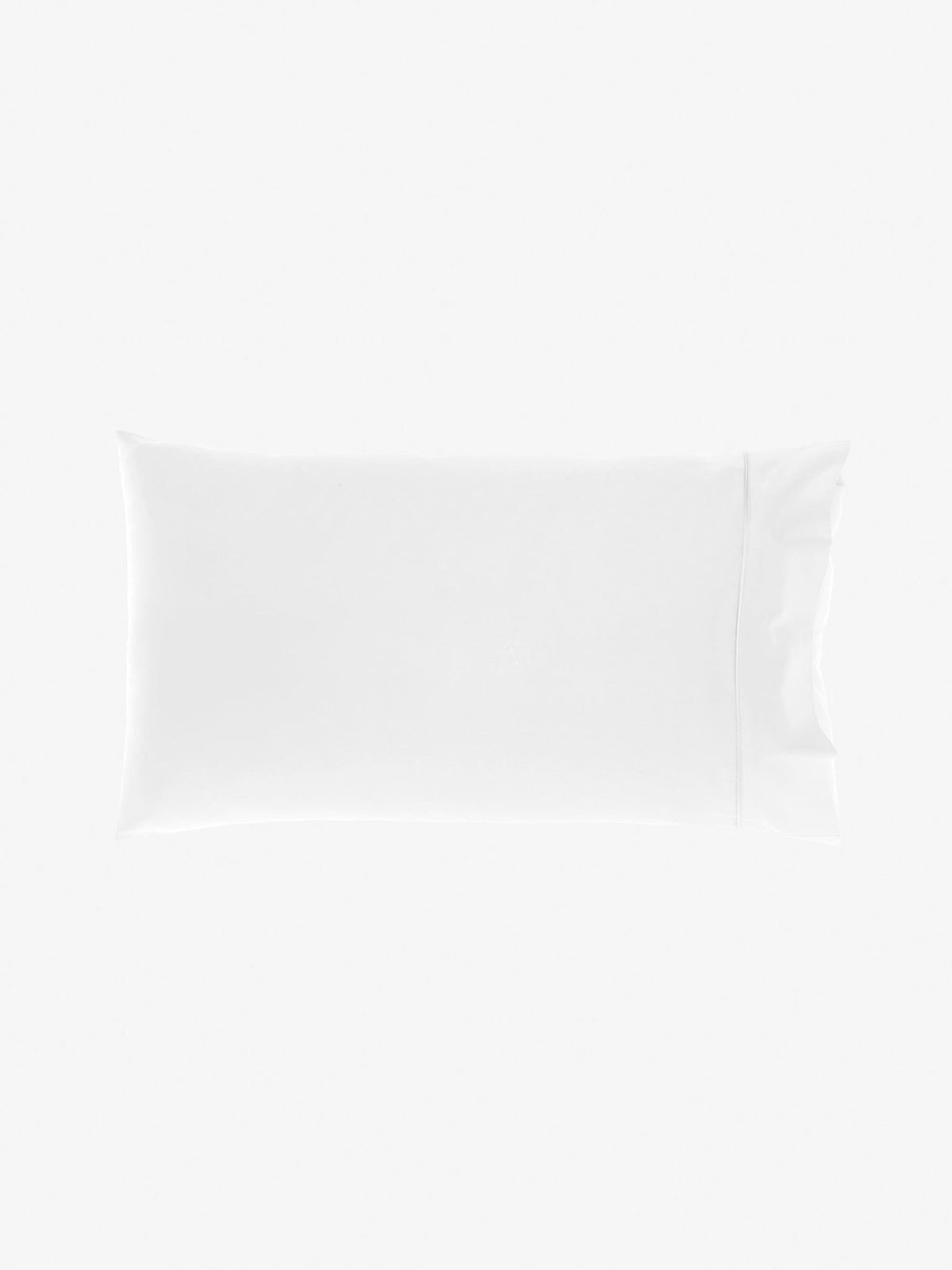 Pillowcase - 500 Thread Count Cotton Sateen Augusta White Linen House - King