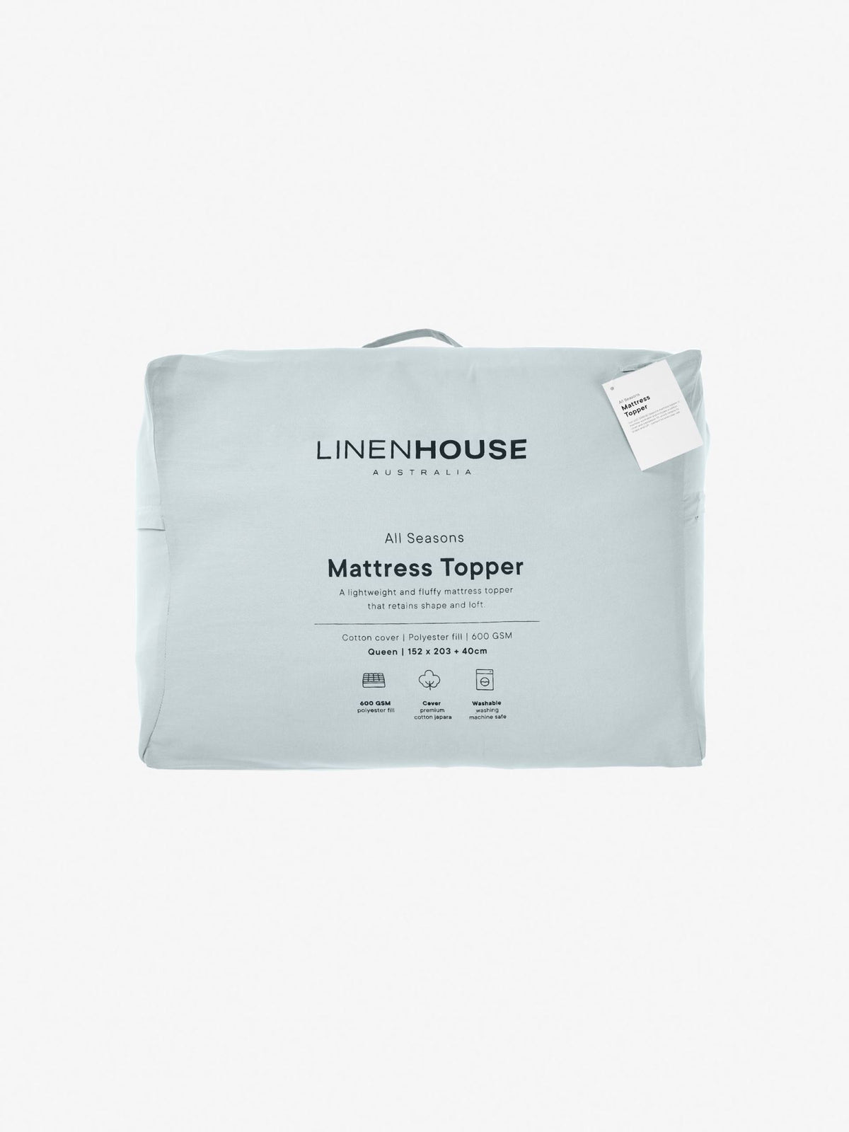 All-Seasons Mattress Topper 600 GSM Linen House - King