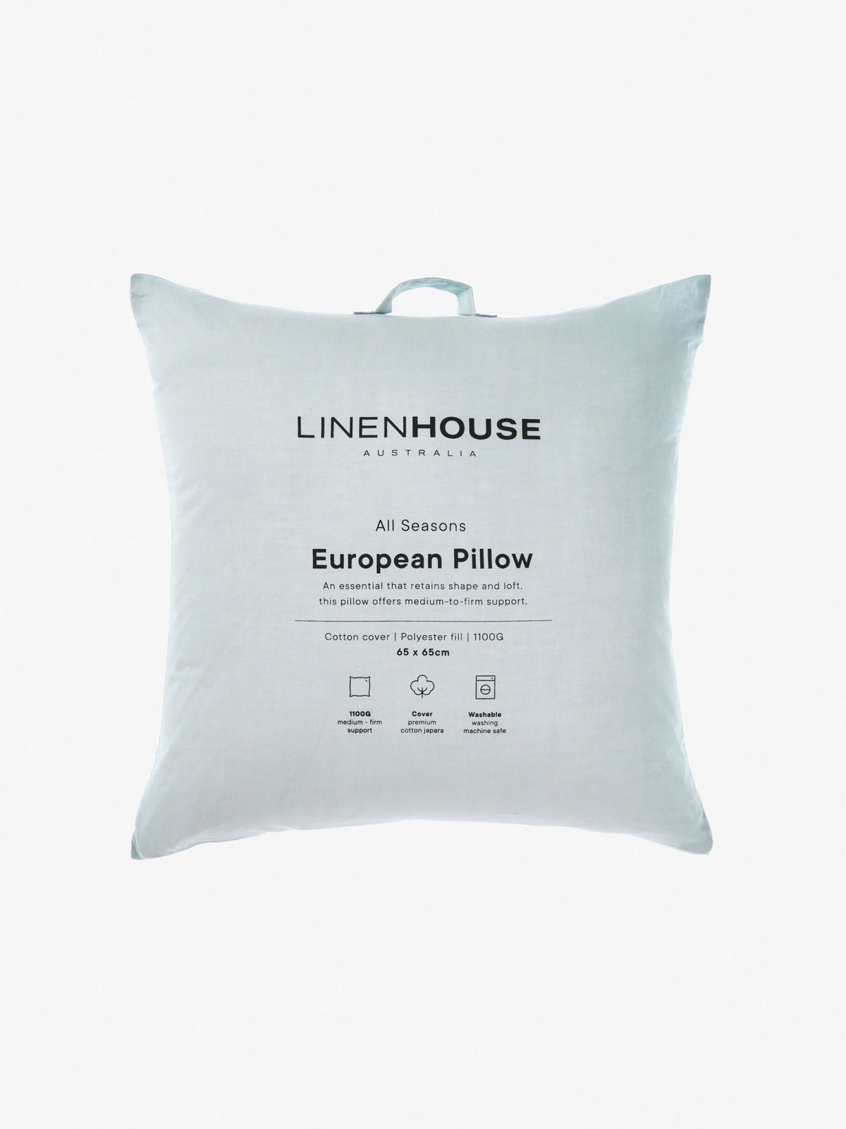 All-Seasons European Pillow 1300 GSM Linen House - 65cm x 65cm