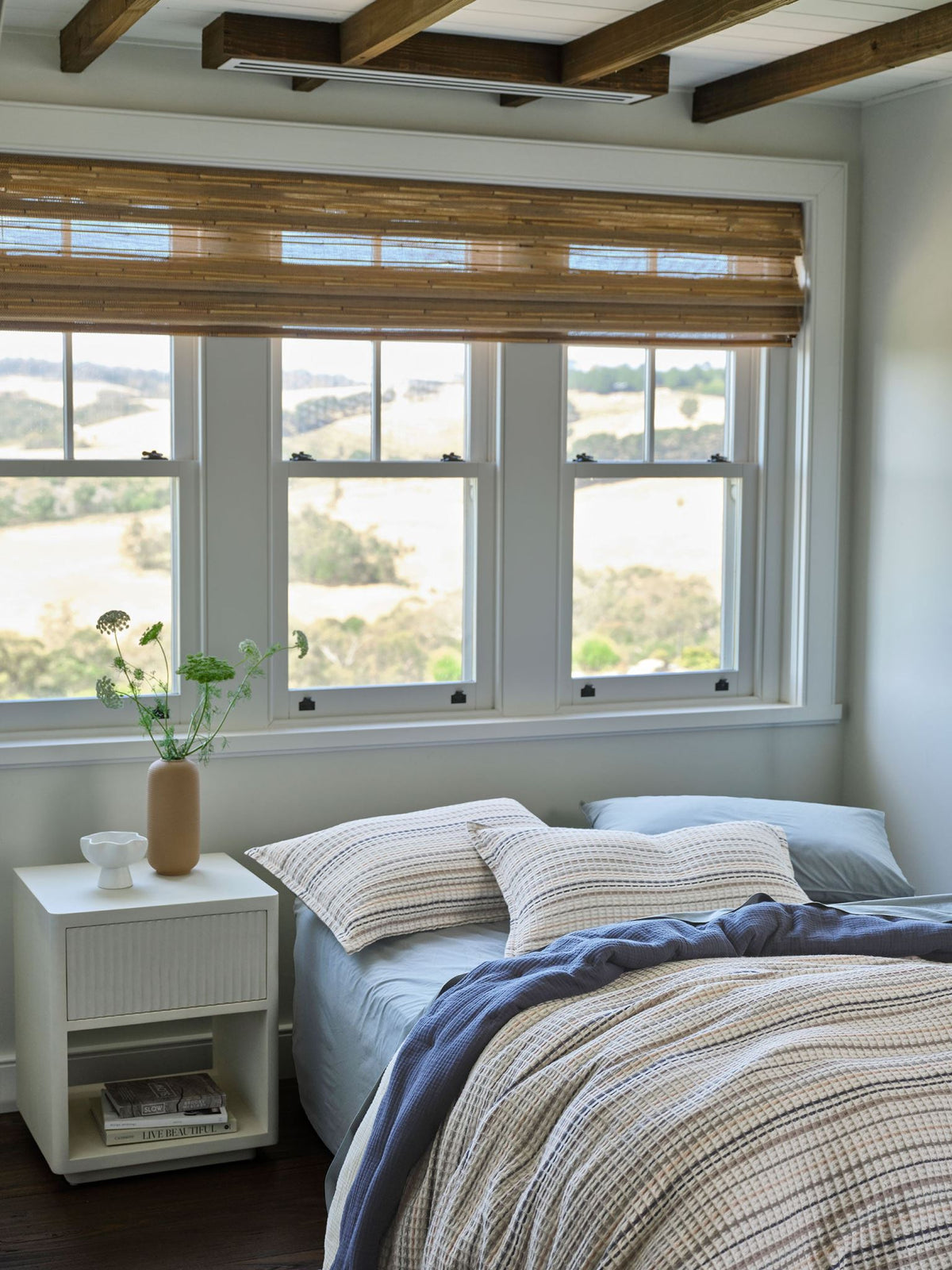 Quilt Cover Set - Dana Mushroom Linen House - Queen Natural