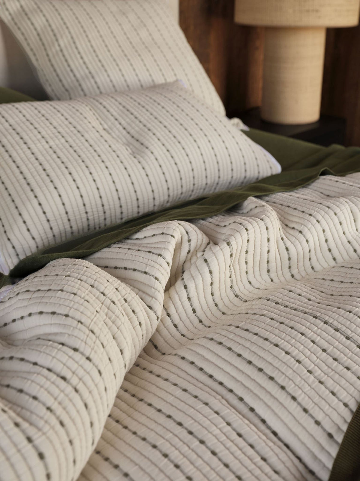 Quilt Cover Set - Millbrooke Linen House - Queen Natural