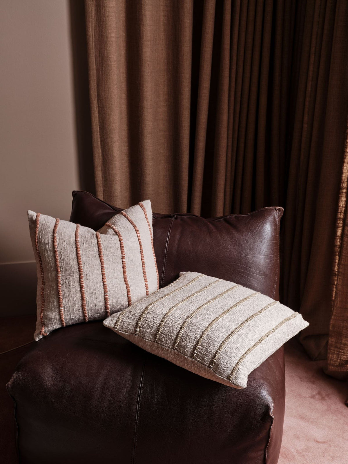 Cushion - Elton Olive 48 x 48cm Linen House - 48cm x 48cm Green