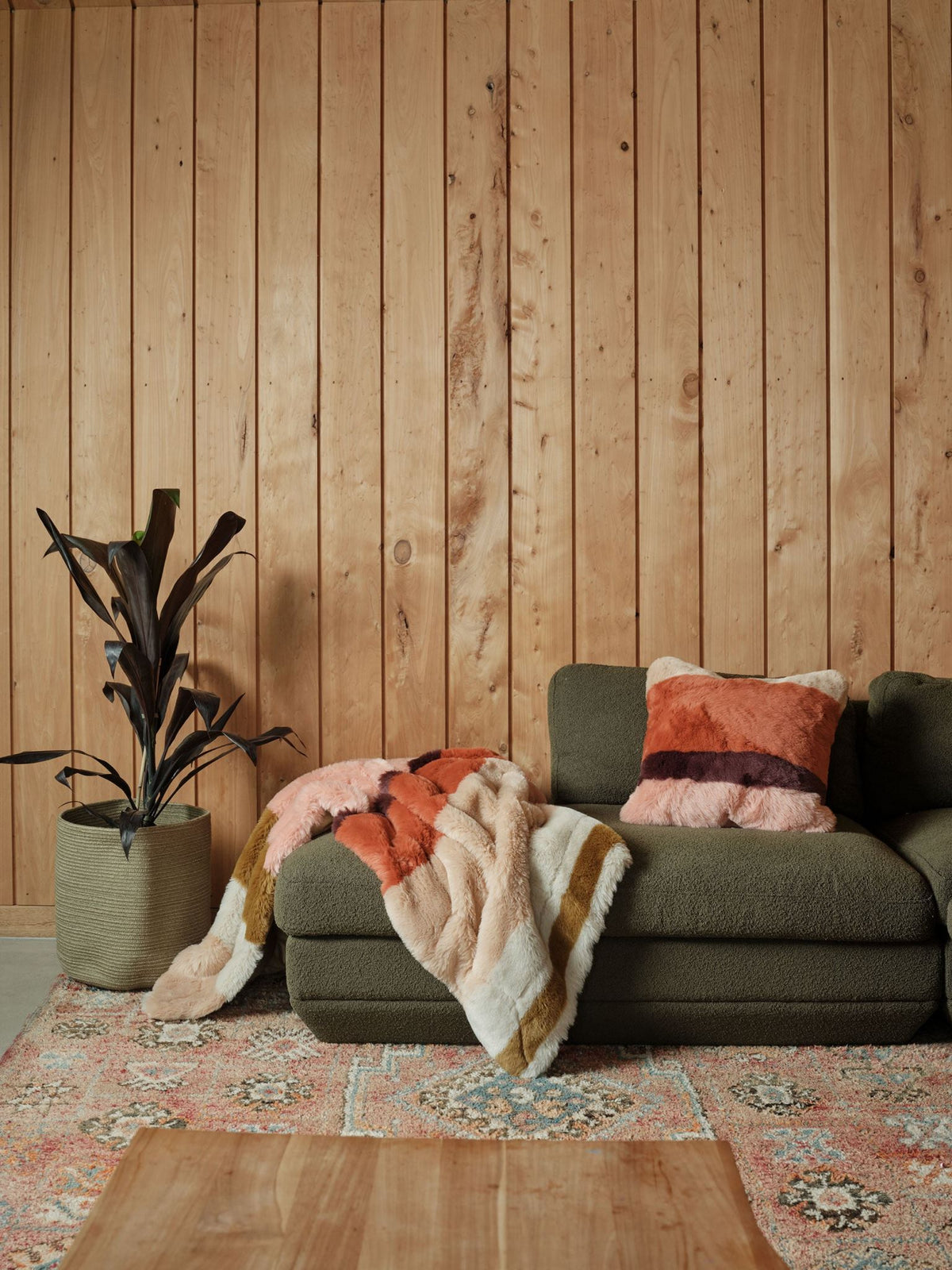 Cushion - Dunkeld 48 x 48cm Linen House - 48cm x 48cm Red