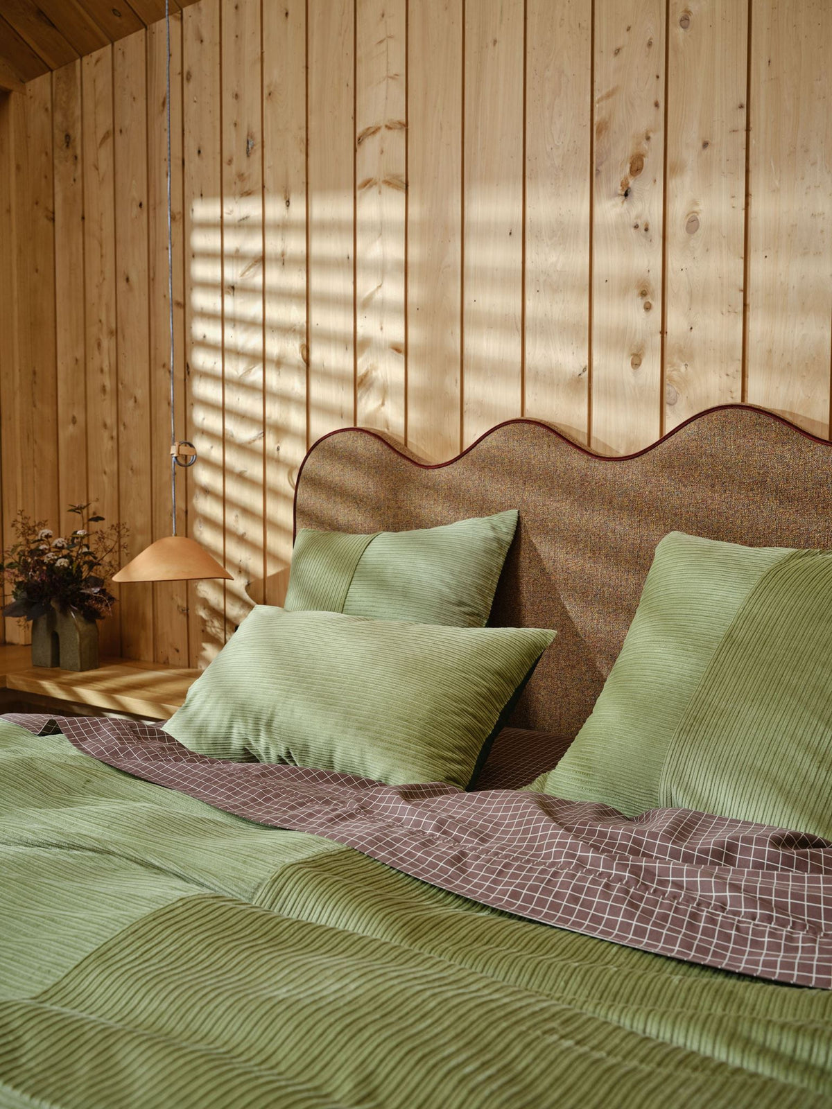 Quilt Cover Set - Tait Basil Linen House - Queen Green