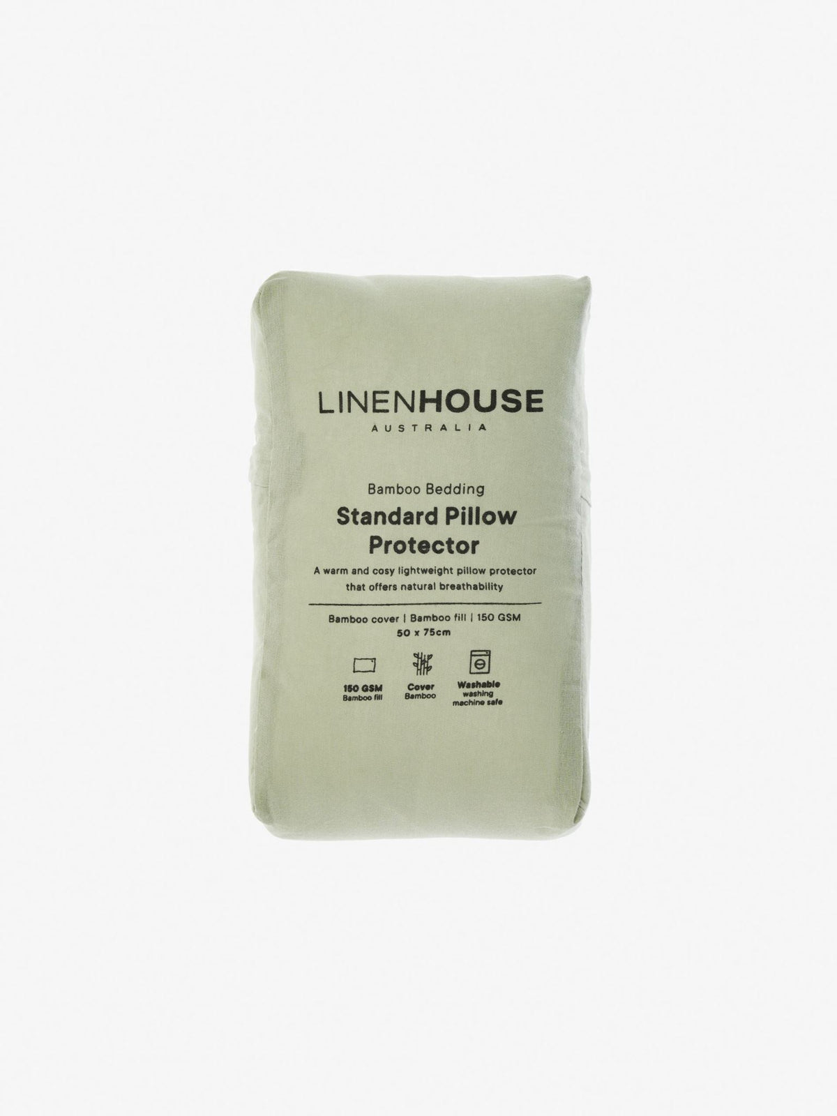Pillow - Protector Bamboo 150 GSM Linen House - Refer To Size Guide