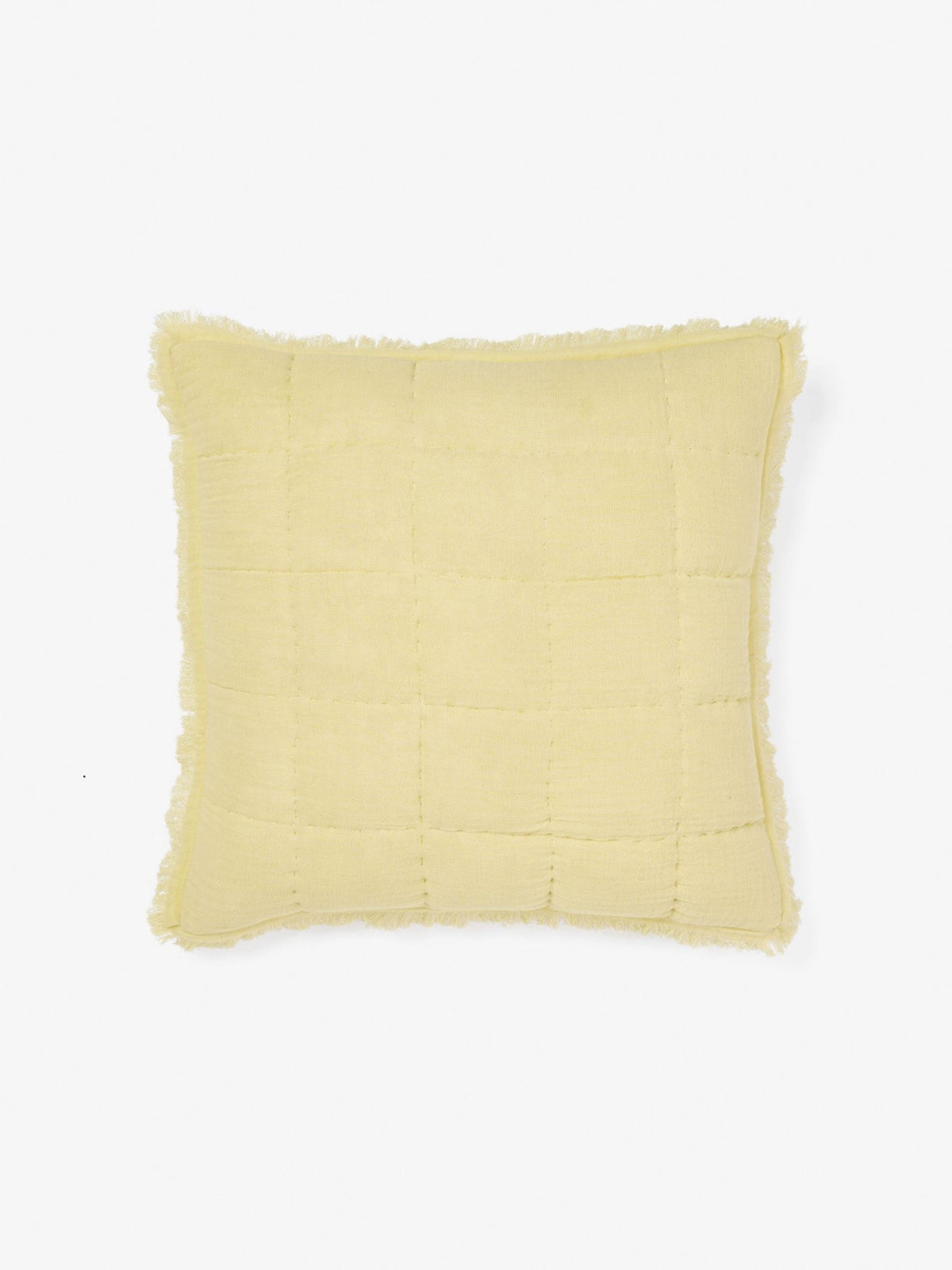Cushion - Bellbrae Butter 48 x 48cm Linen House - 48cm x 48cm Yellow