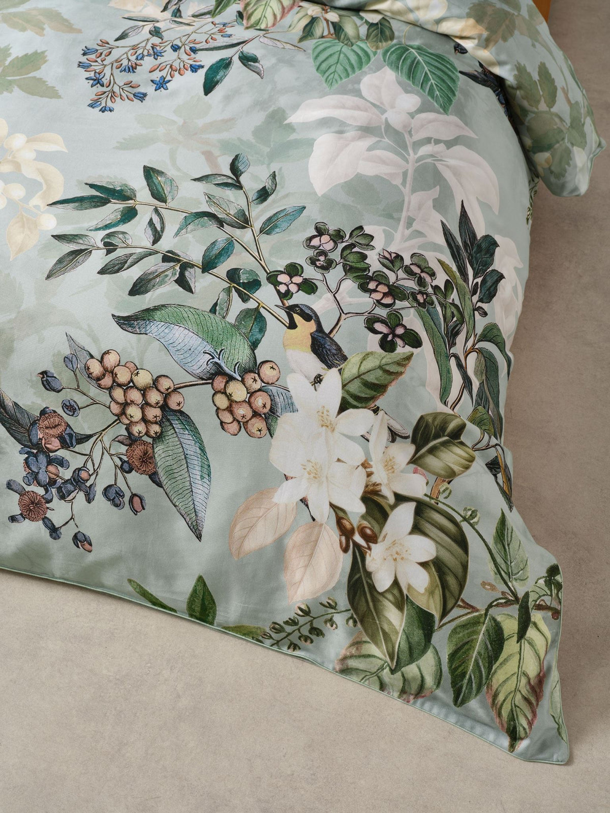 Quilt Cover Set - Blair Linen House - Queen Green