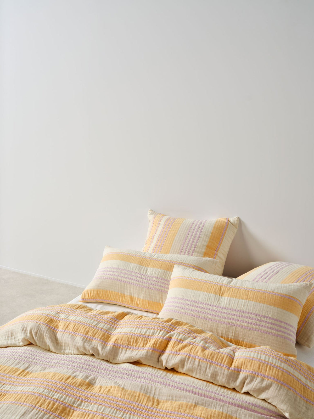 Quilt Cover Set - Campbell Linen House - King Orange
