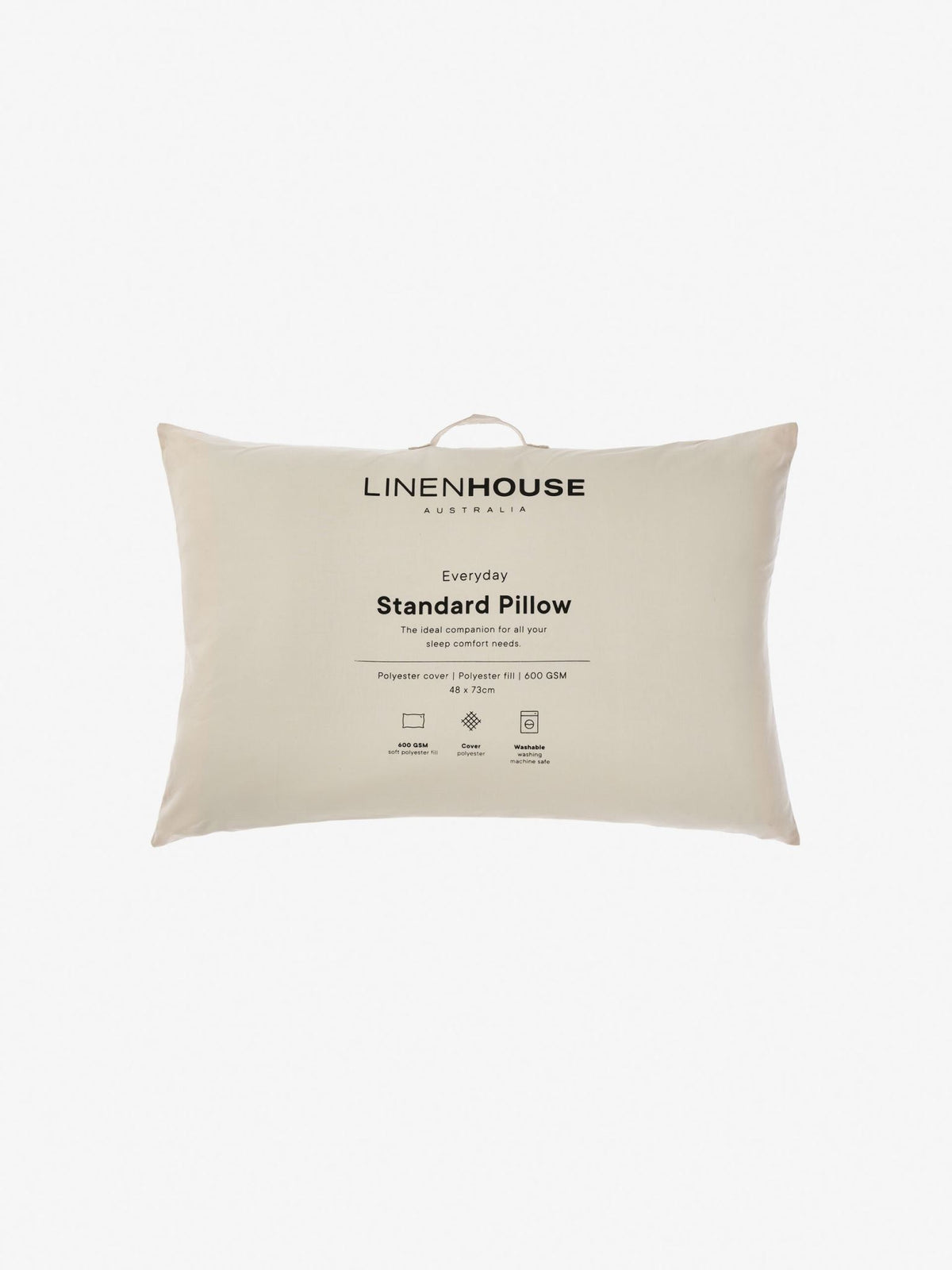 Everyday Washable Pillow 600 GSM Linen House - Standard