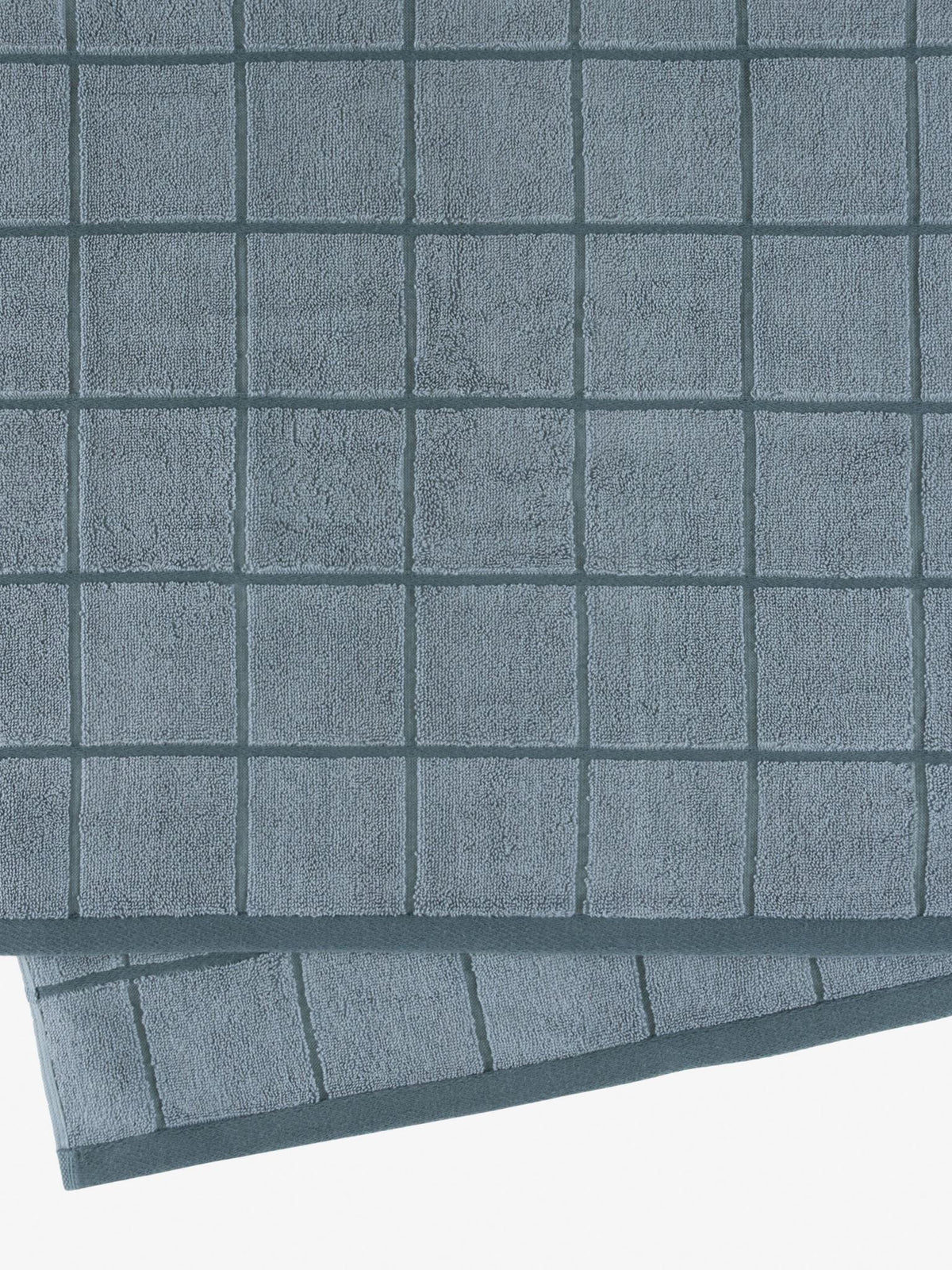 Bath Towel - Geneva Bluesteel Linen House - 45cm x 65cm Blue