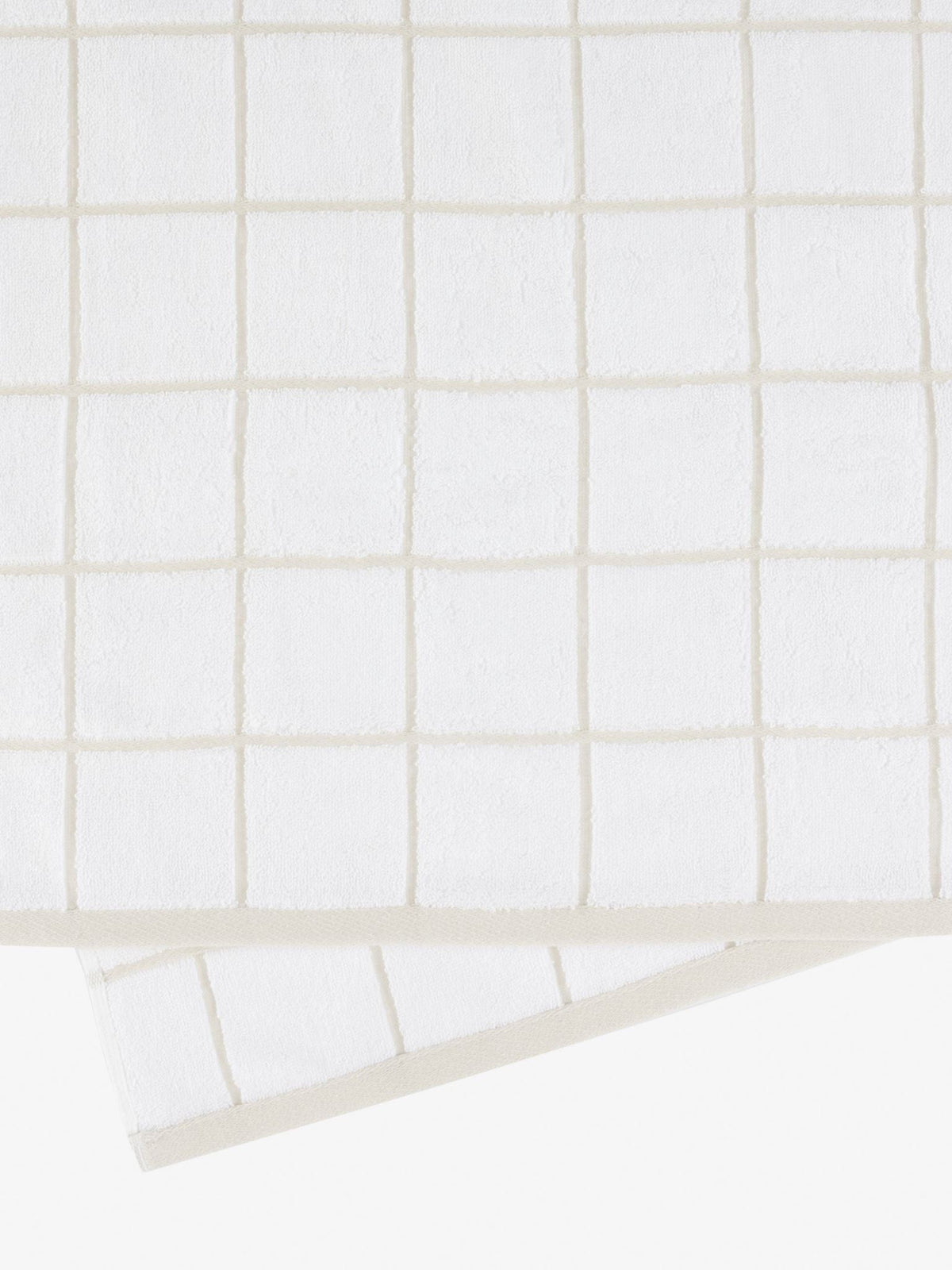 Hand Towel - Geneva Coconut Linen House - 74cm x 168cm White