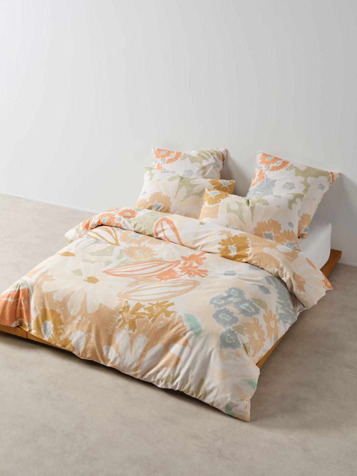 Quilt Cover Set - Gigi Linen House - Super King Orange