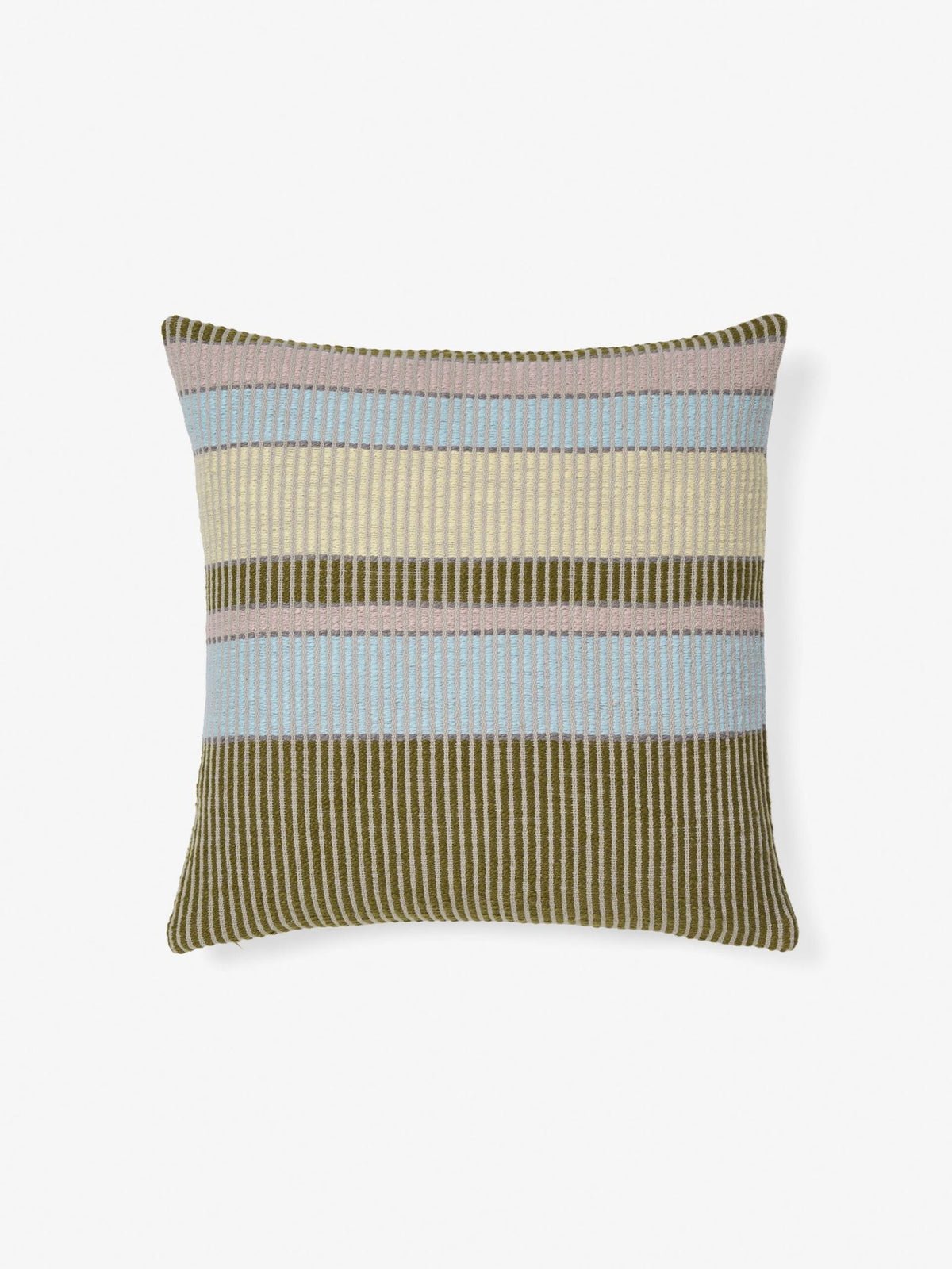 Cushion - Leighton Olive 48 x 48cm Linen House - 48cm x 48cm Green
