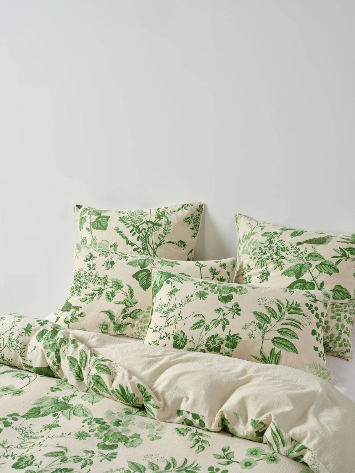 Quilt Cover Set - Lindy Linen House - Double Green