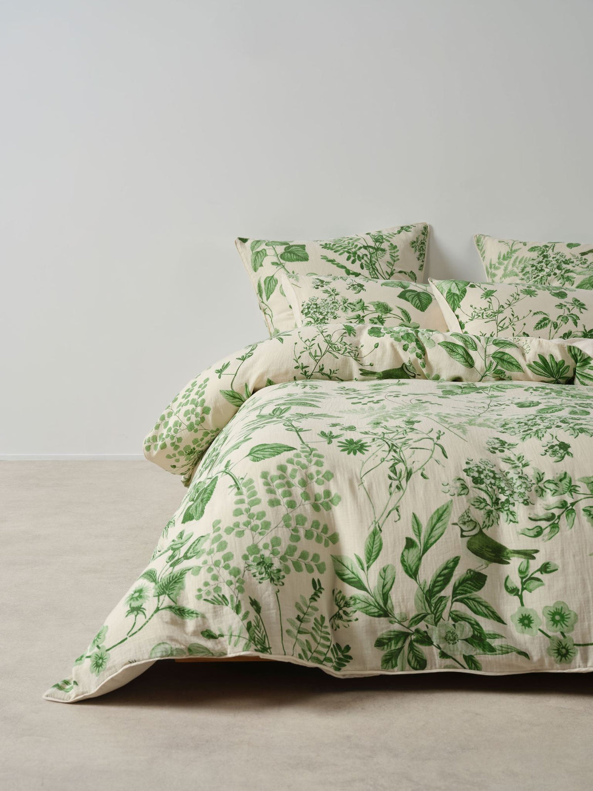 Quilt Cover Set - Lindy Linen House - Double Green