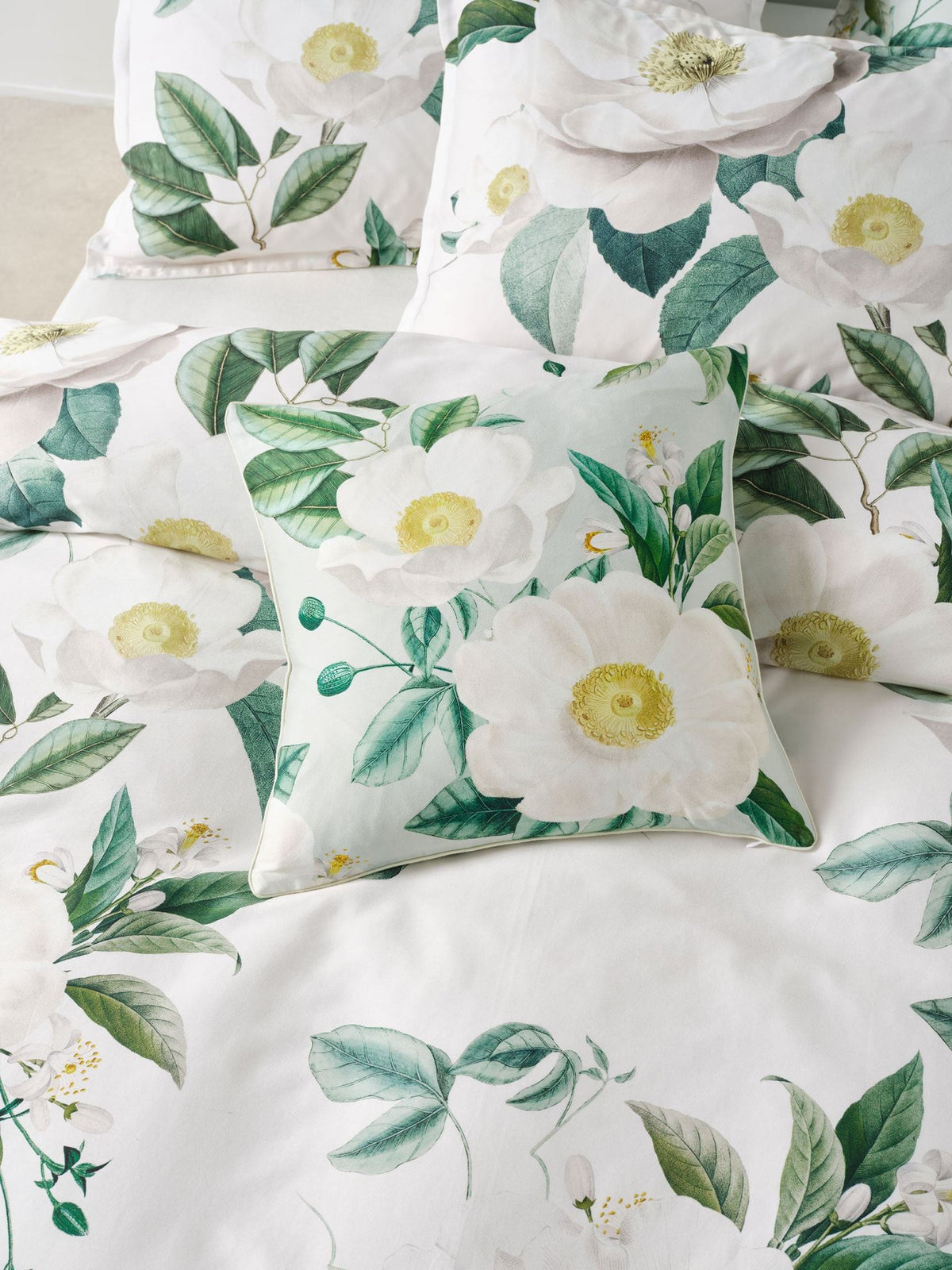 Cushion - Loretta 48 x 48cm Linen House - 48cm x 48cm Green