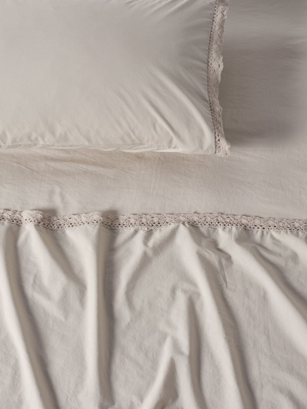 Sheet Set - 250 Thread Count Washed Organic Cotton Marion - King Natural