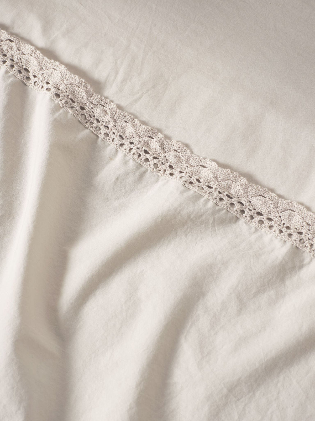 Sheet Set - 250 Thread Count Washed Organic Cotton Marion - Double Natural