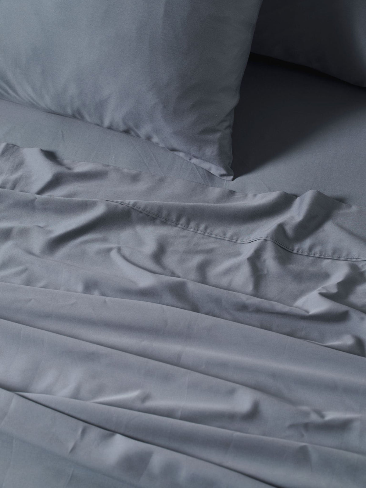 Sheet Set - 400 Thread Count Bamboo Cotton Nara Bluestone - King Blue