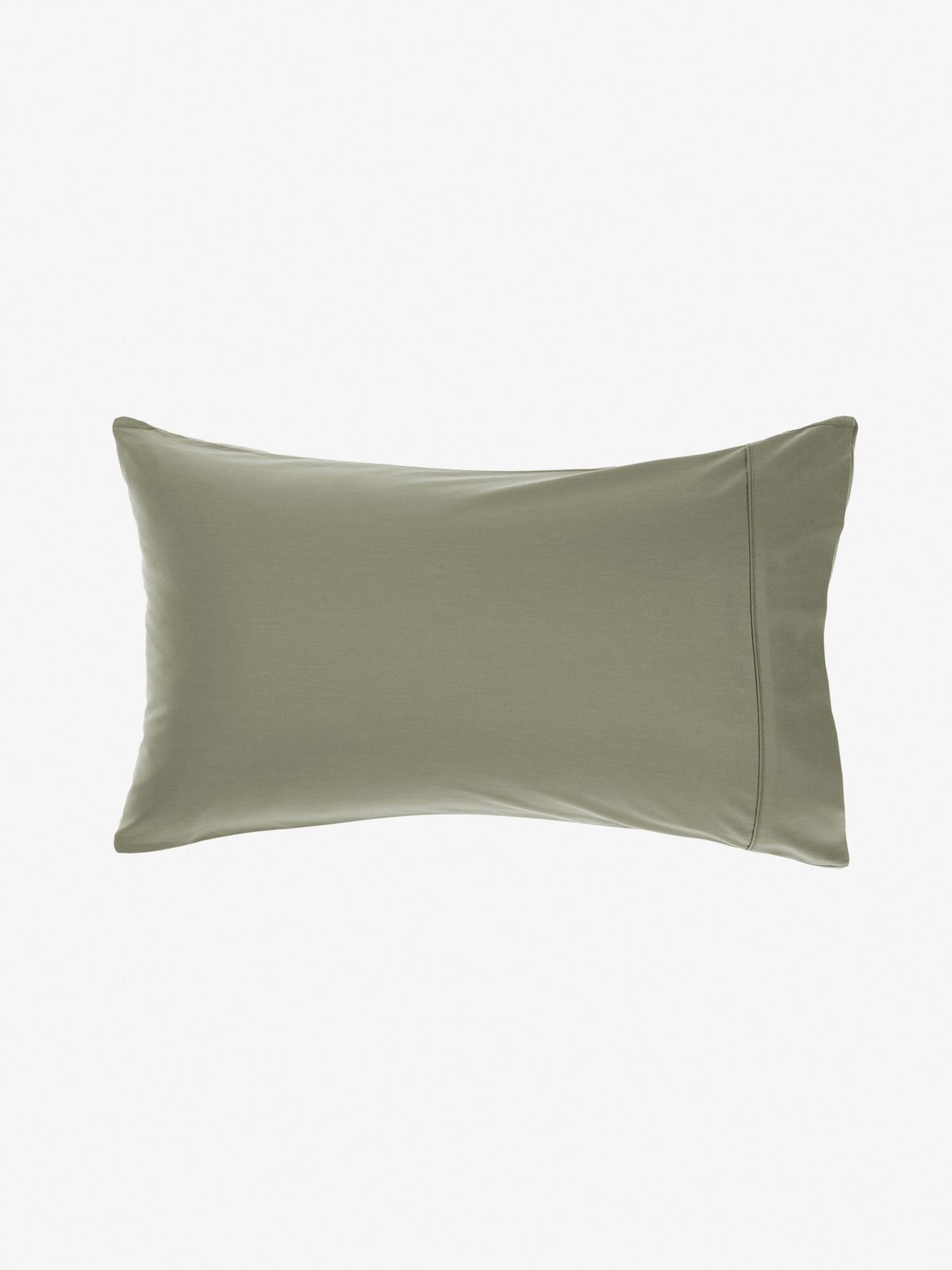 Pillowcase - 400 Thread Count Bamboo Cotton Nara Moss Linen House - King Green