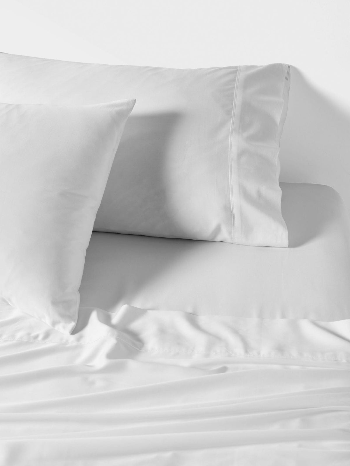 Sheet Set - 400 Thread Count Bamboo Cotton Nara Linen House - Queen White