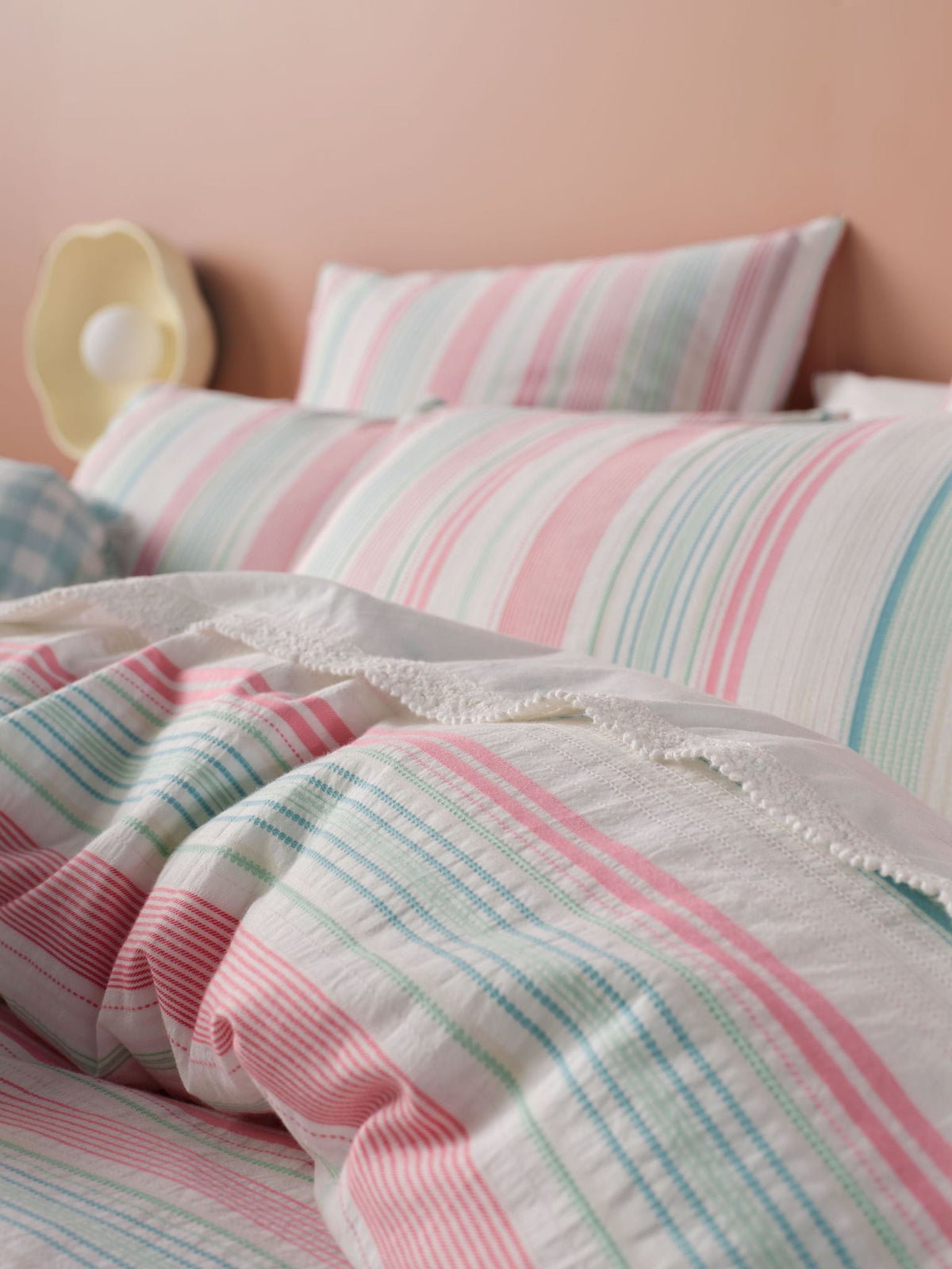 Quilt Cover Set - Otillo Linen House - Queen Pink
