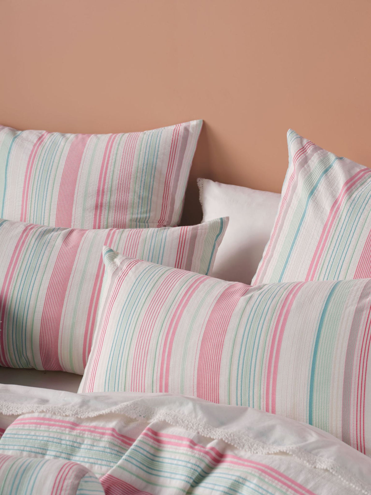 Quilt Cover Set - Otillo Linen House - Queen Pink