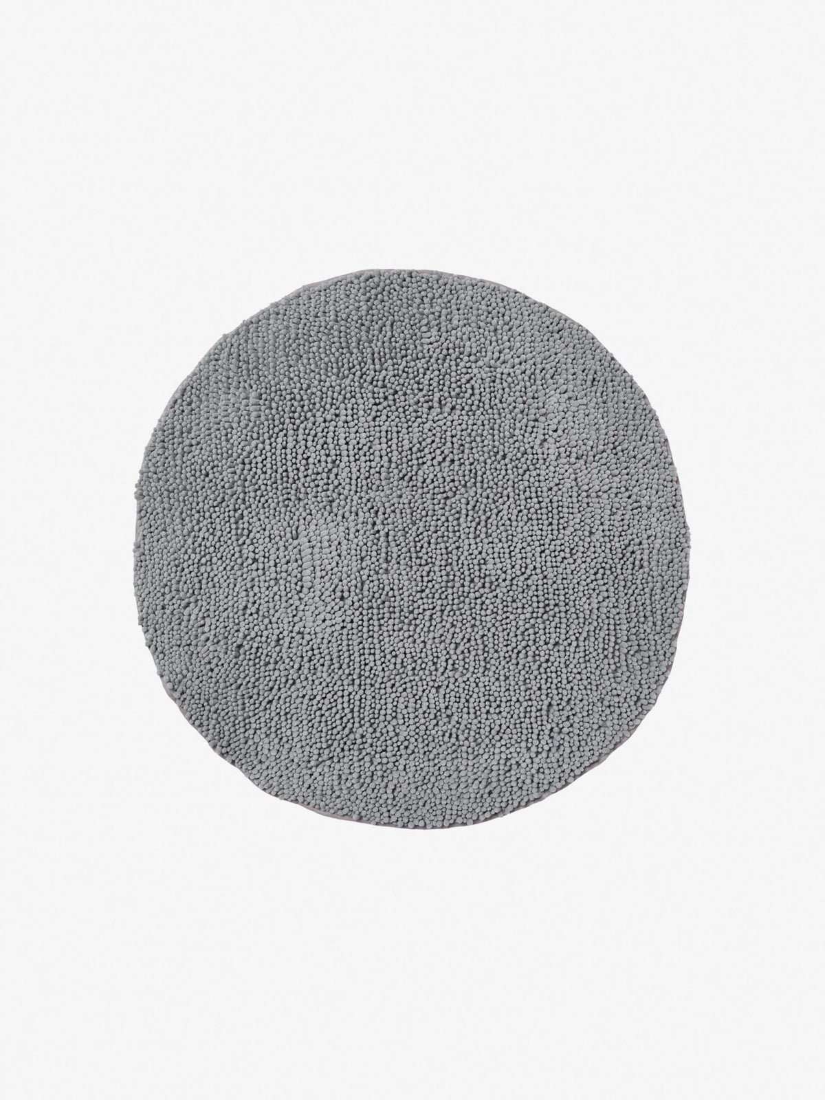 Bath Mat - Reed Toggle Grey Circular Linen House - 90cm Round